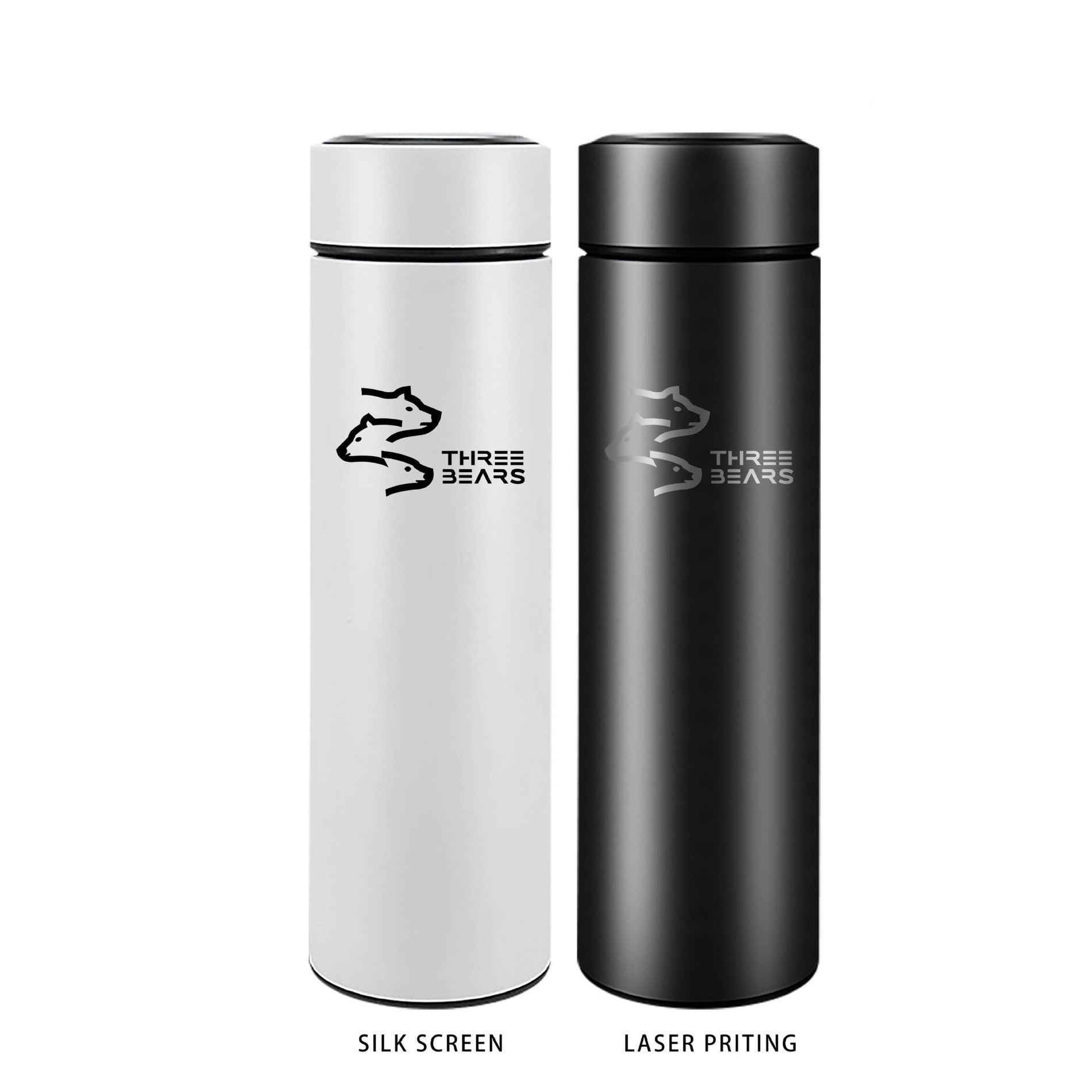 Stainless Steel Smart Water Bottle with LED Temperature Display