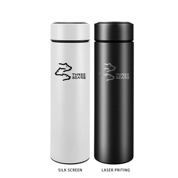 Stainless Steel Smart Water Bottle with LED Temperature Display