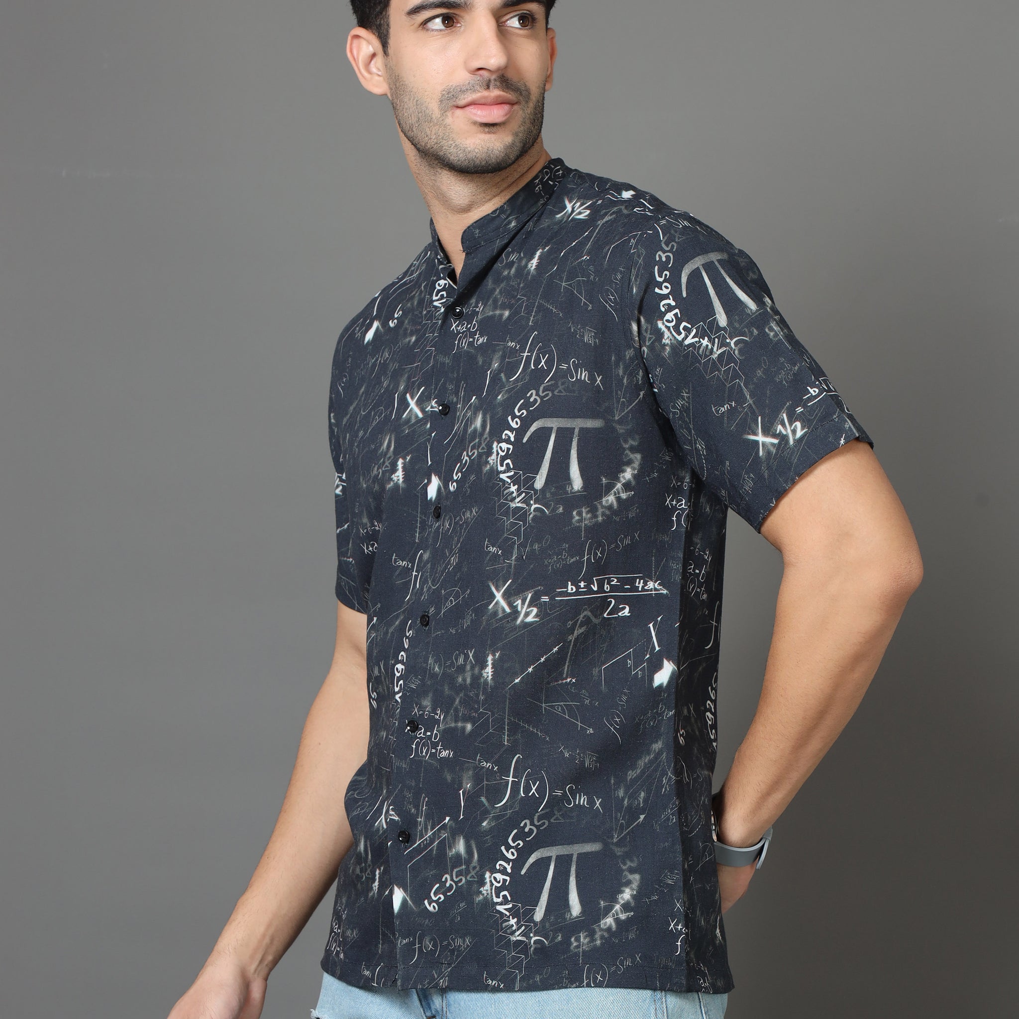 Allover Printed Half Sleeve Shirts